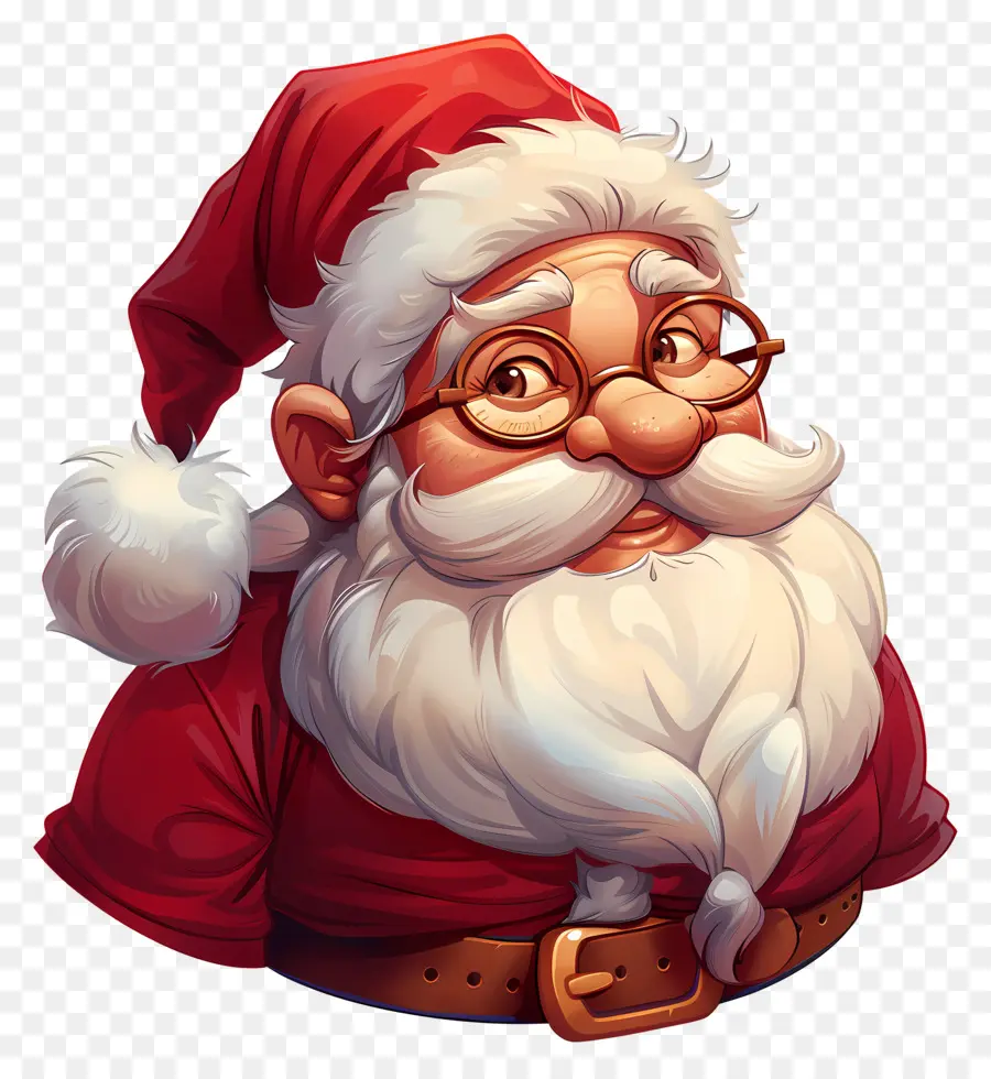 Papai Noel，óculos PNG