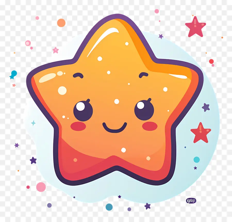 Estrela Fofa，Cartoon Estrelas PNG