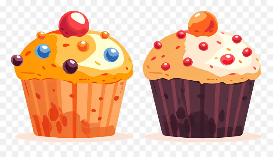 Queques，Cupcakes PNG