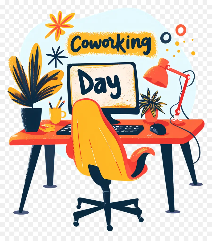 Dia Internacional Do Coworking，Home Office PNG