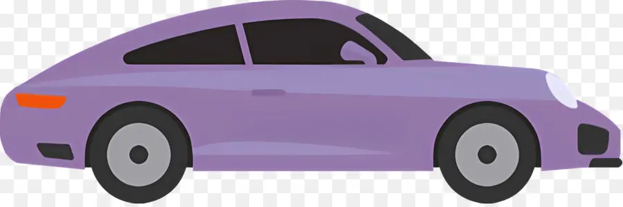 Cartoon Carro，Roxo Carro PNG