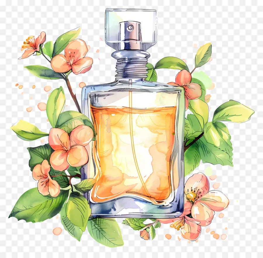 Perfume，Design Floral PNG