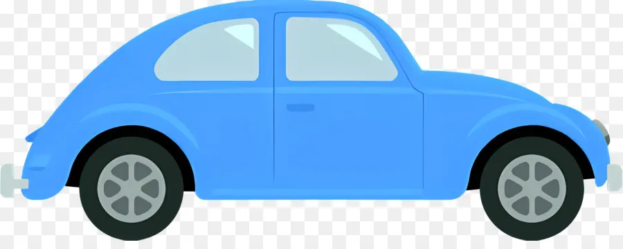 Cartoon Carro，Carro Azul PNG