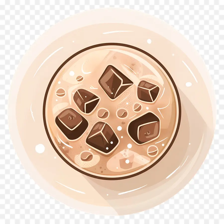 Café Gelado，Mousse De Chocolate PNG