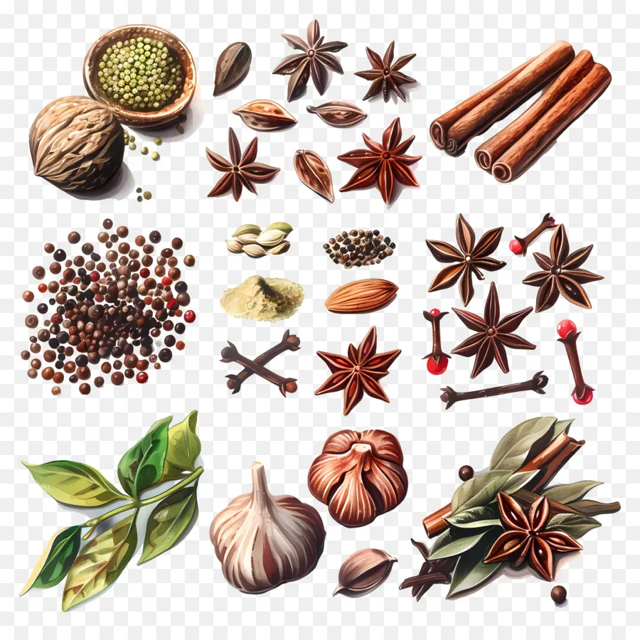 Especiarias，Herbs PNG