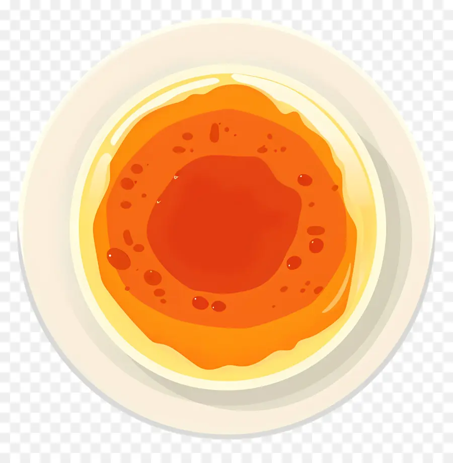 Crème Brûlée，Laranja Sopa PNG