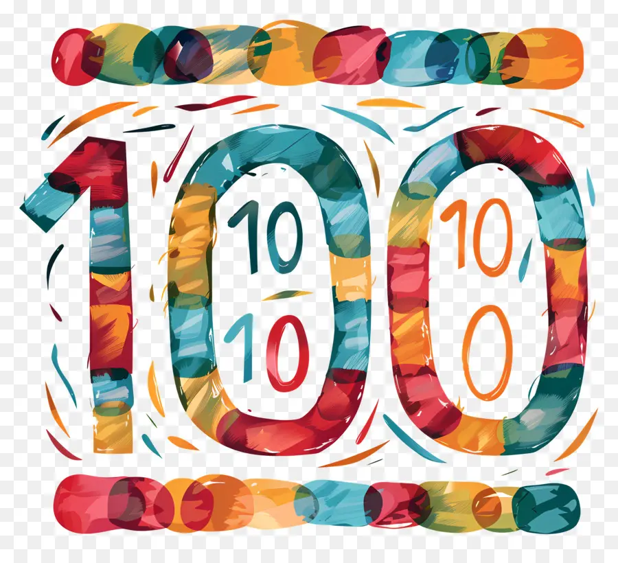 Número 100，Anniversary PNG