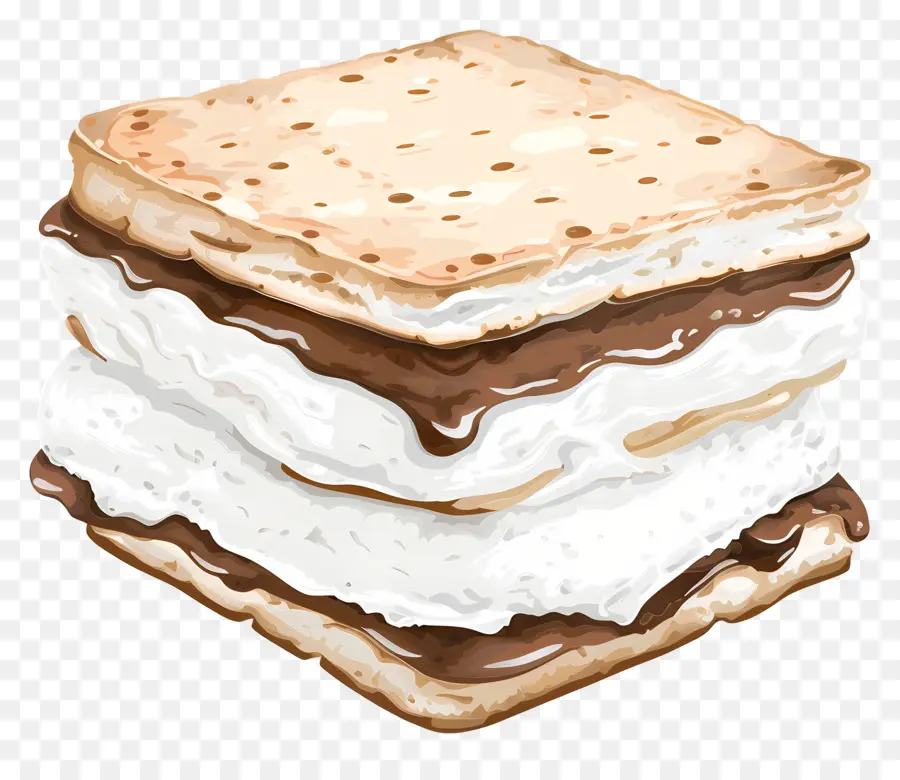 Ice Cream Sandwich，Sanduíche De Sorvete De Chocolate PNG