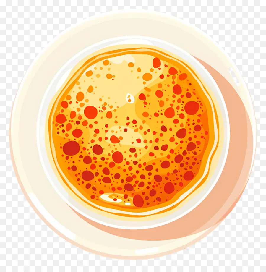 Crème Brûlée，Laranja Sopa PNG