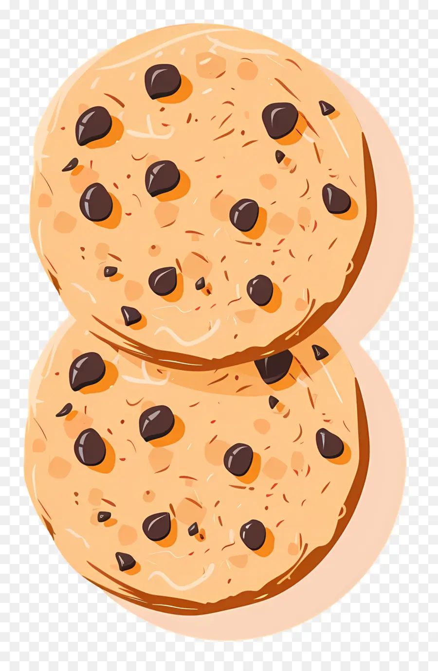 Biscoito De Aveia，Chocolate Chip Cookies PNG