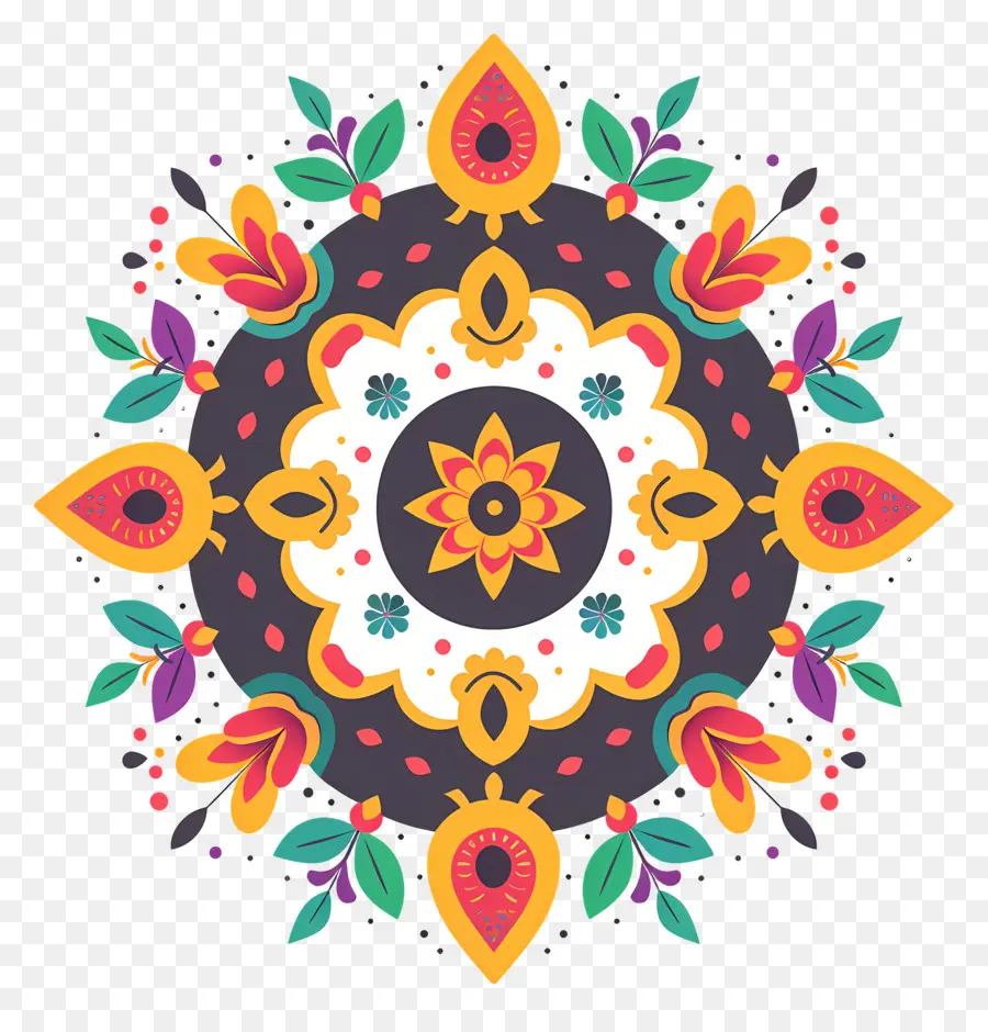 Onam Pookalam，Mandalas PNG