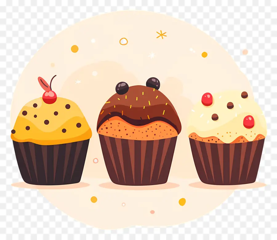 Queques，Cupcakes PNG