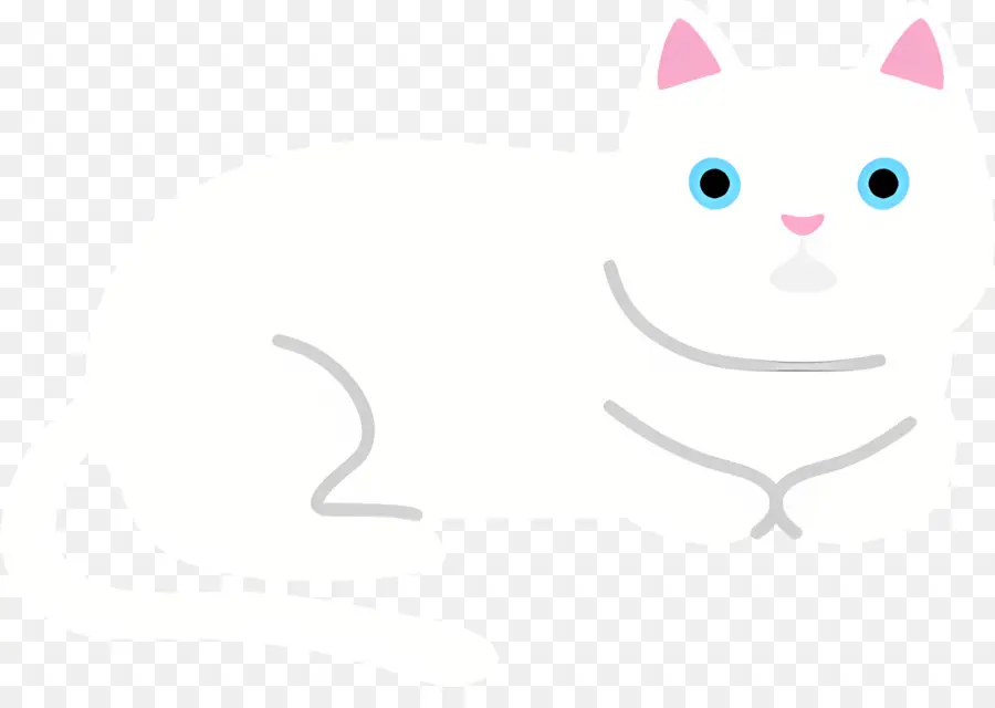 Gato De Desenho Animado，Gato Branco E Preto PNG