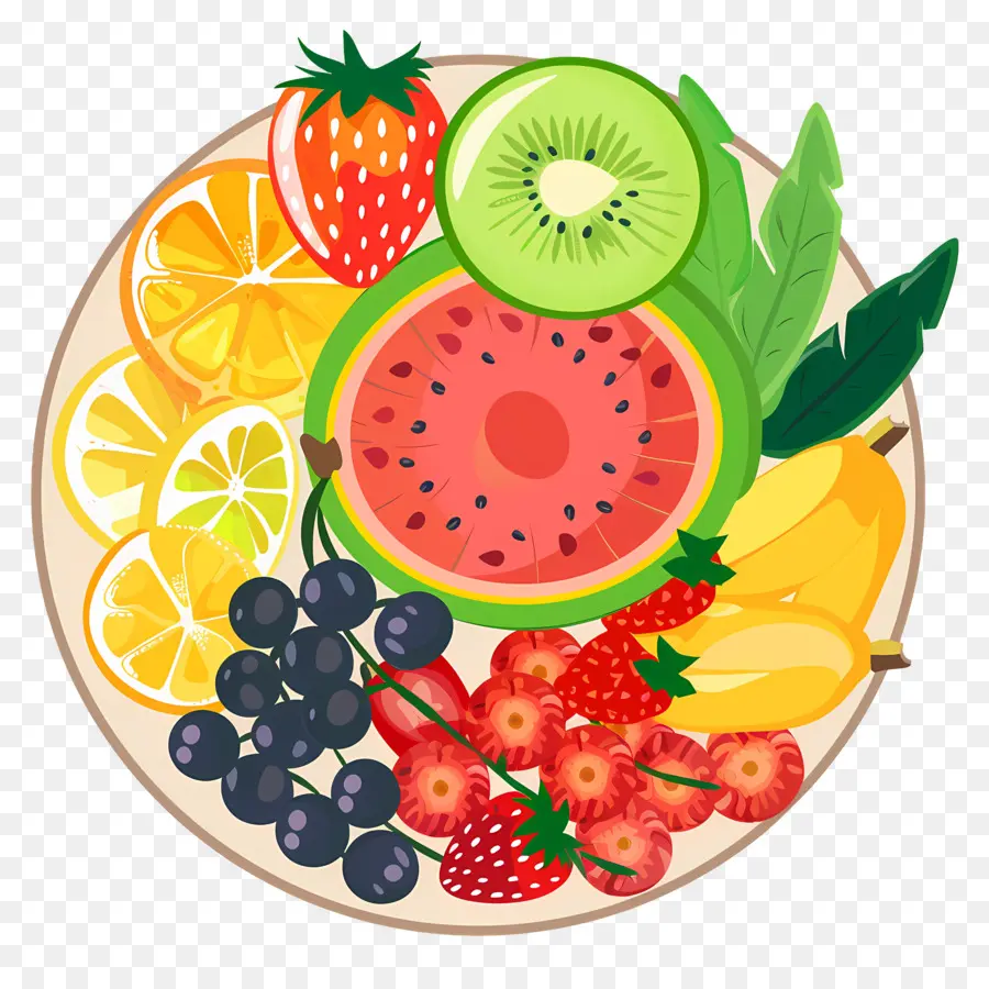 Prato De Frutas，Salada De Frutas PNG