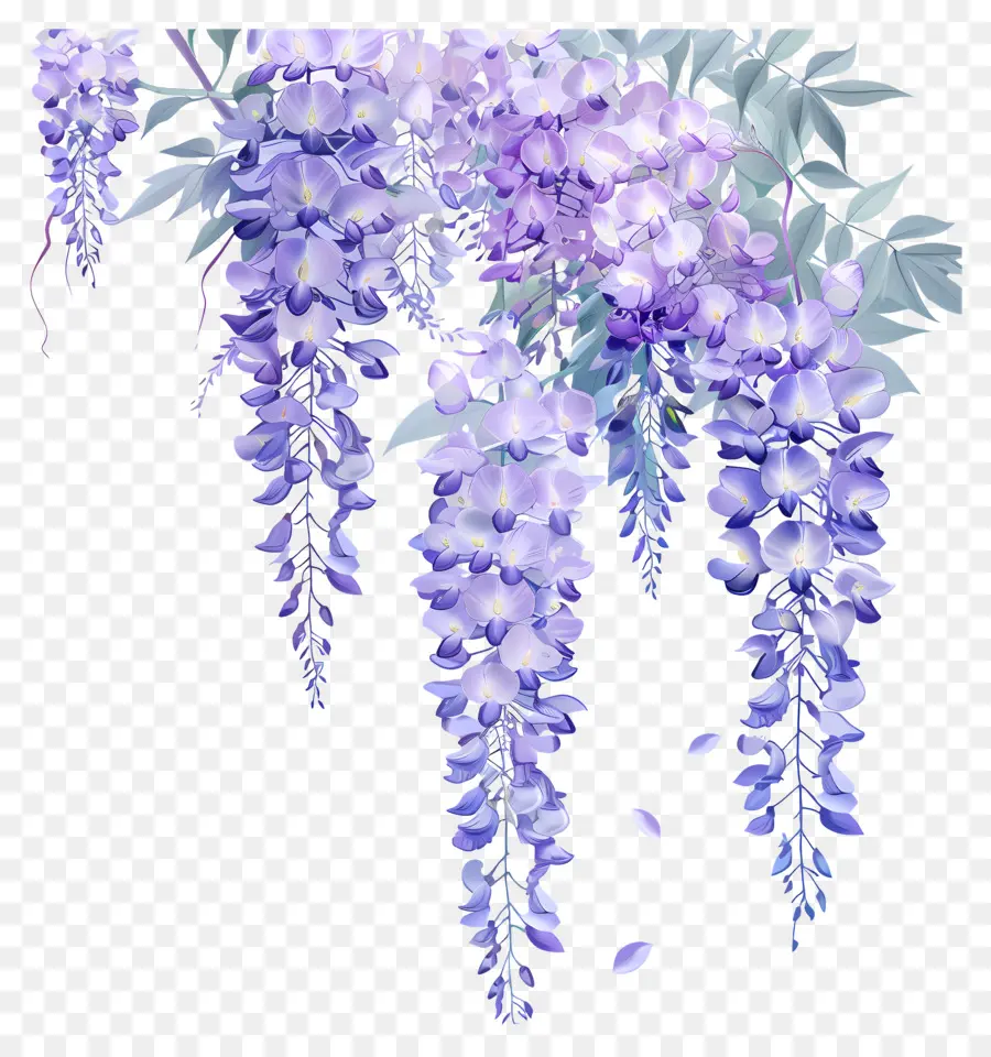 Flores De Wisteria，Wisteria PNG