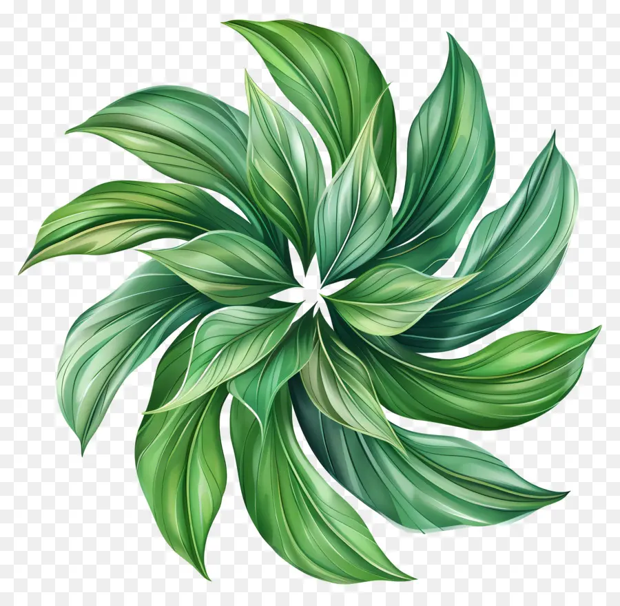 Folhas Verdes Girando，Planta De Casa PNG