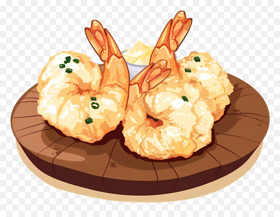 Tempura，Arroz Frito Com Camarão PNG