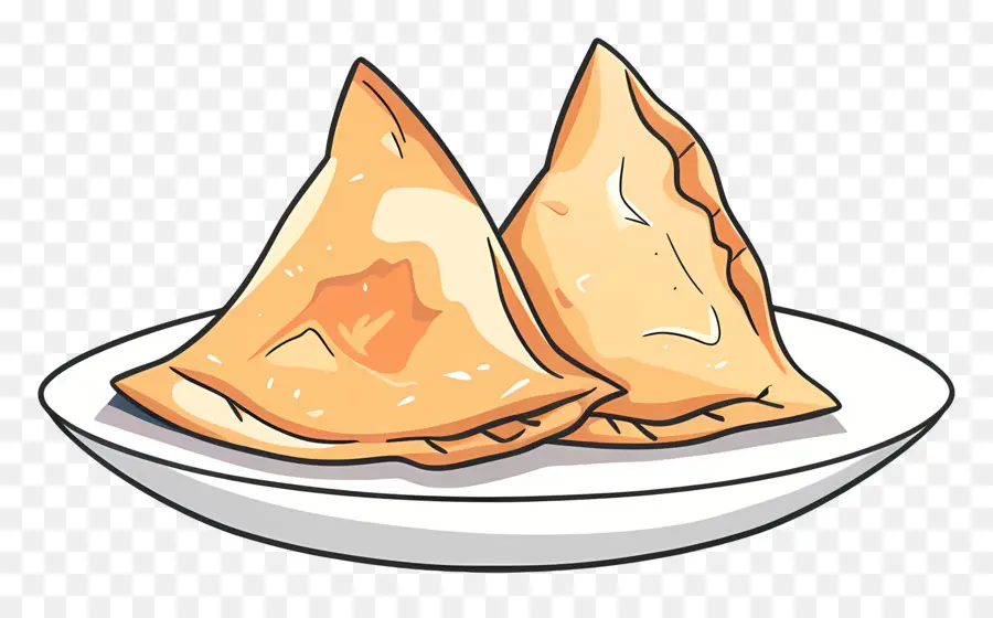 Samosas，Massa Frita PNG