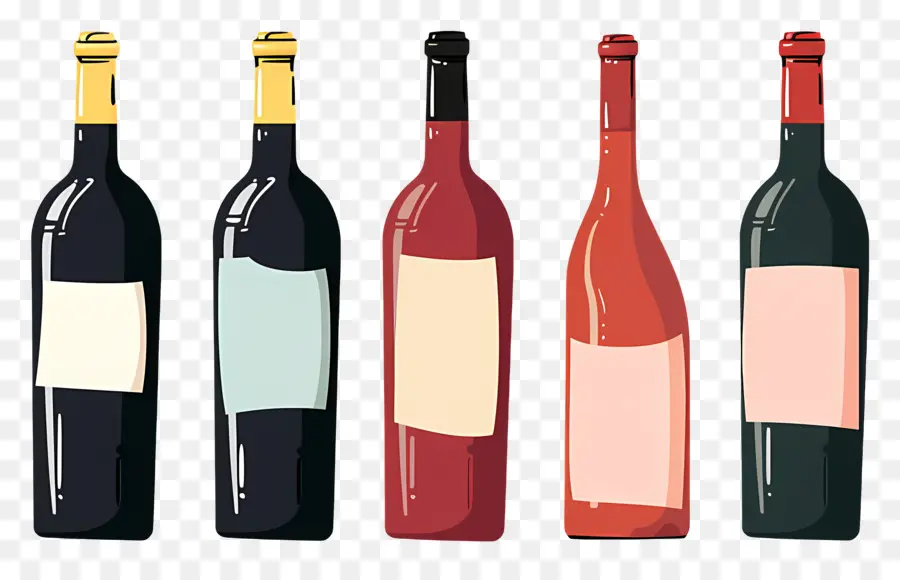 Garrafa De Vinho，Garrafas De Vinho PNG