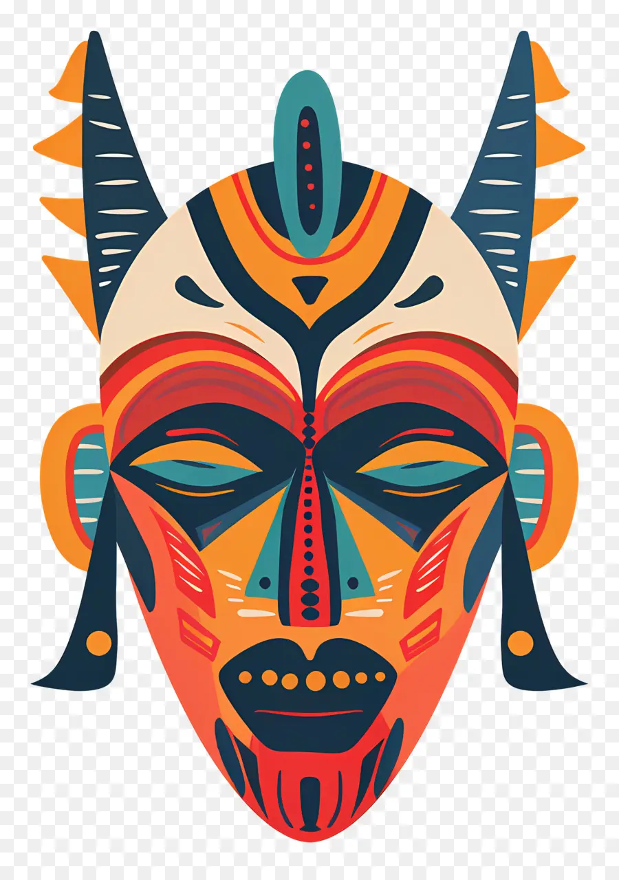 Máscara Tribal，Máscara PNG