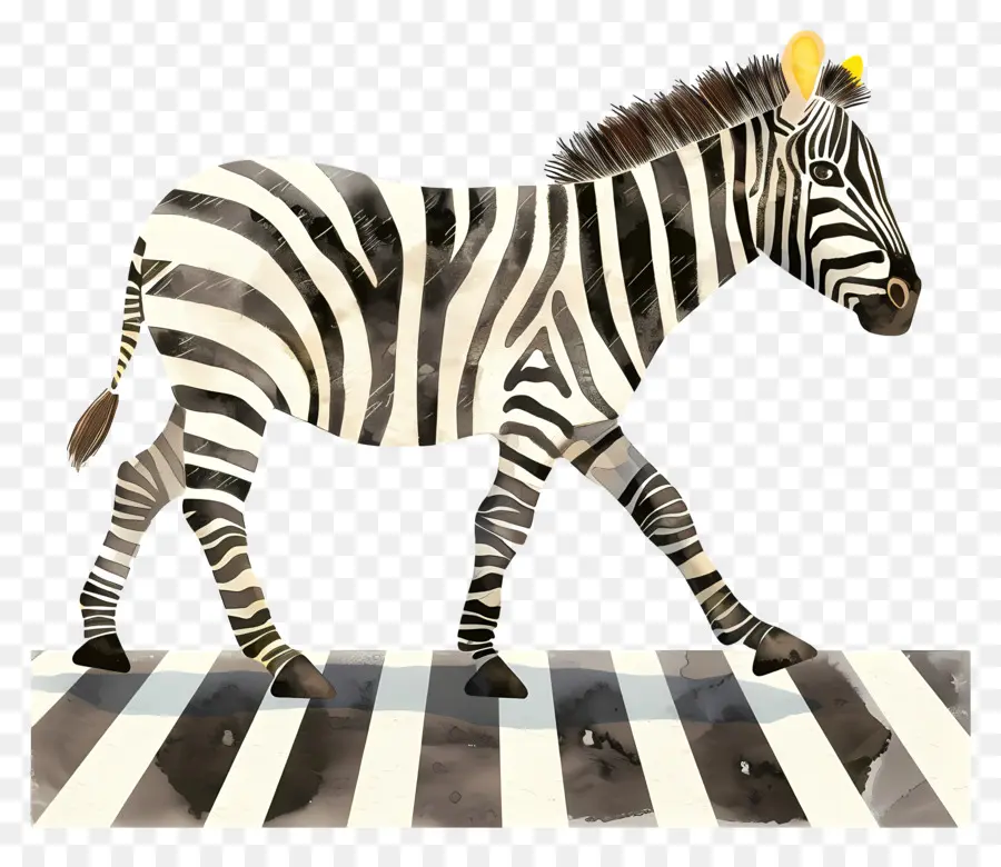 Zebra，Listras Preto E Branco PNG