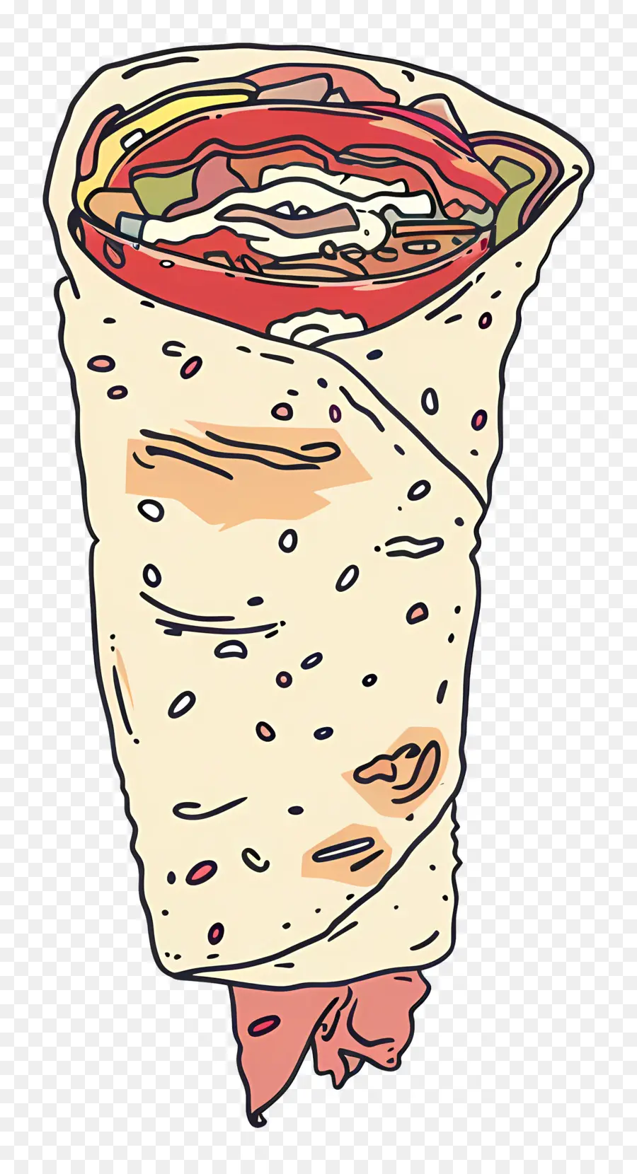 Shawarma，Burrito PNG