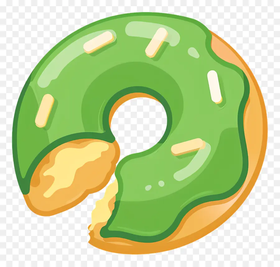 Donut Mordido，Vidro De Rosca PNG