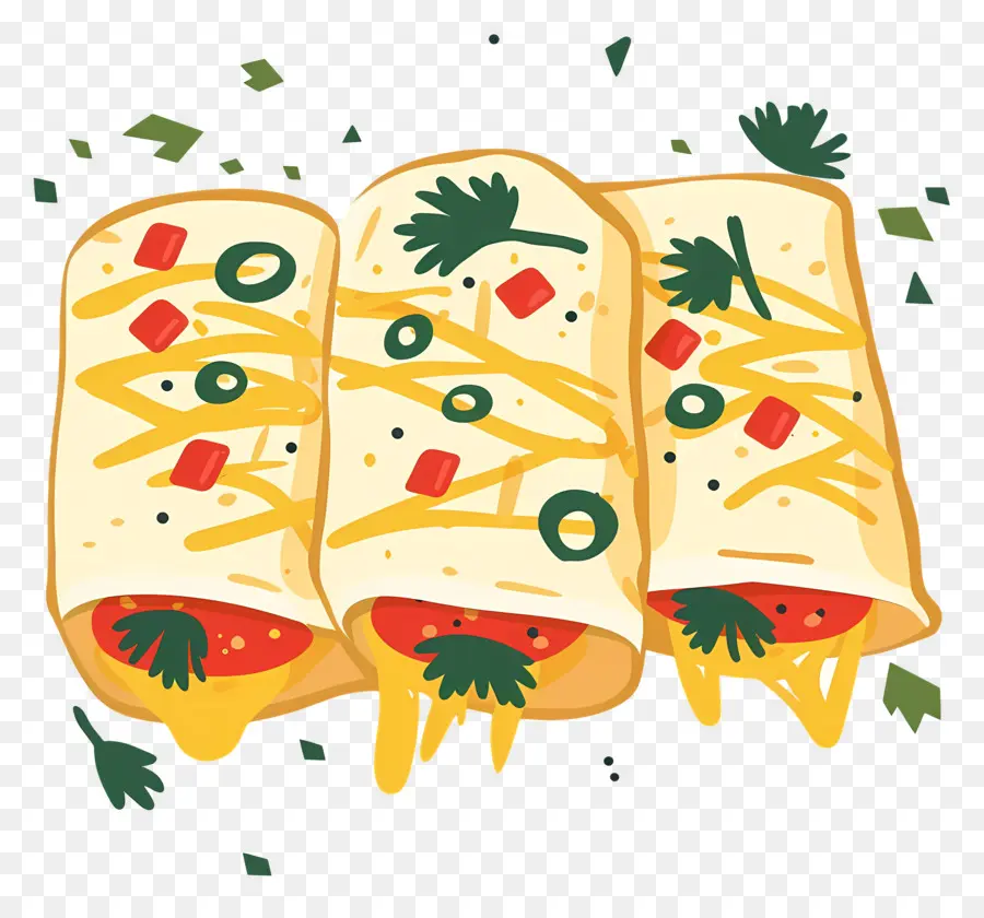 Enchiladas，Burrito PNG