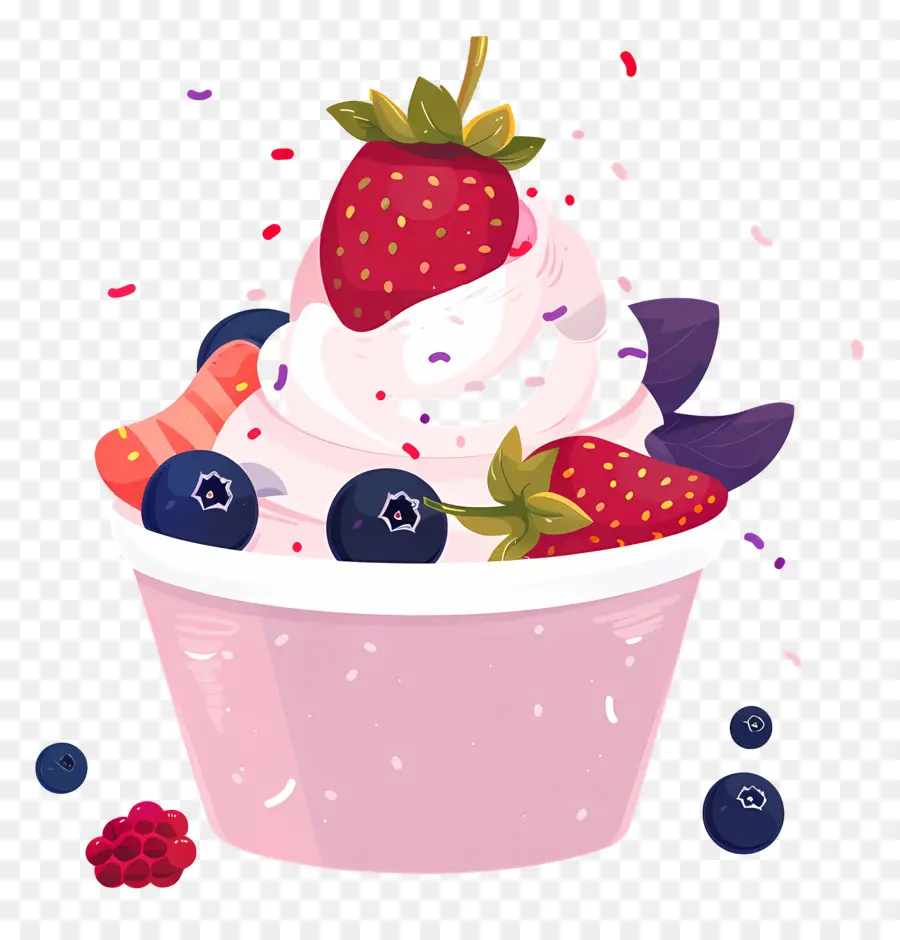 Frozen Yogurt，Sorvete PNG