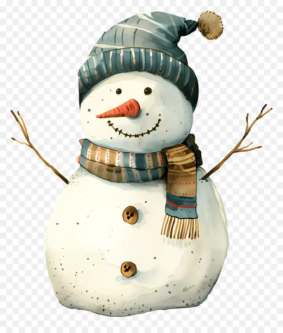 Boneco De Neve，Cena De Inverno PNG