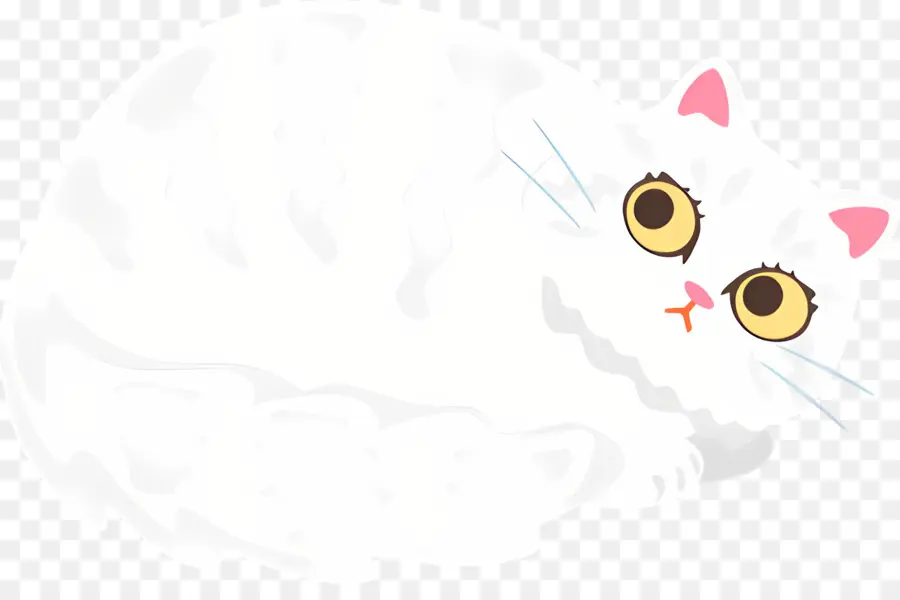 Gato Dos Desenhos Animados，Gato Branco PNG