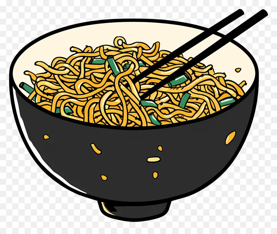 Chow Mein，Macarrões PNG