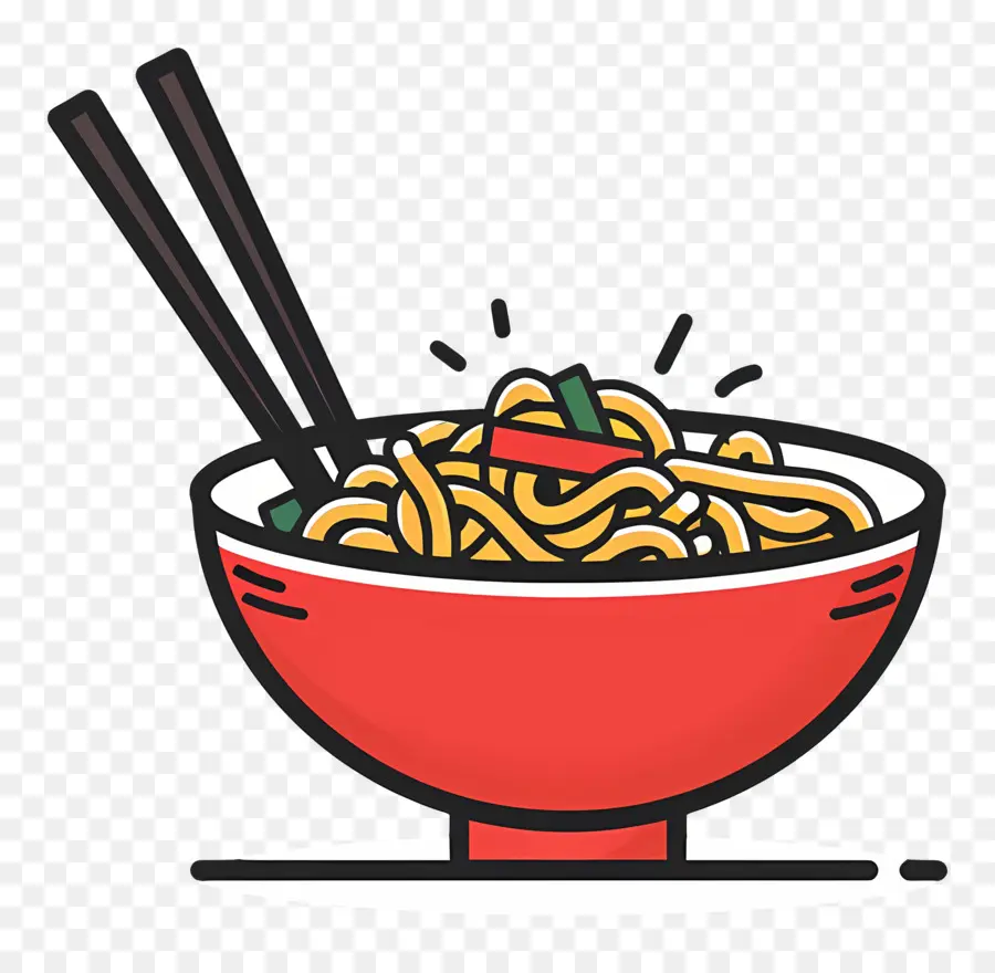 Chow Mein，Macarrões PNG