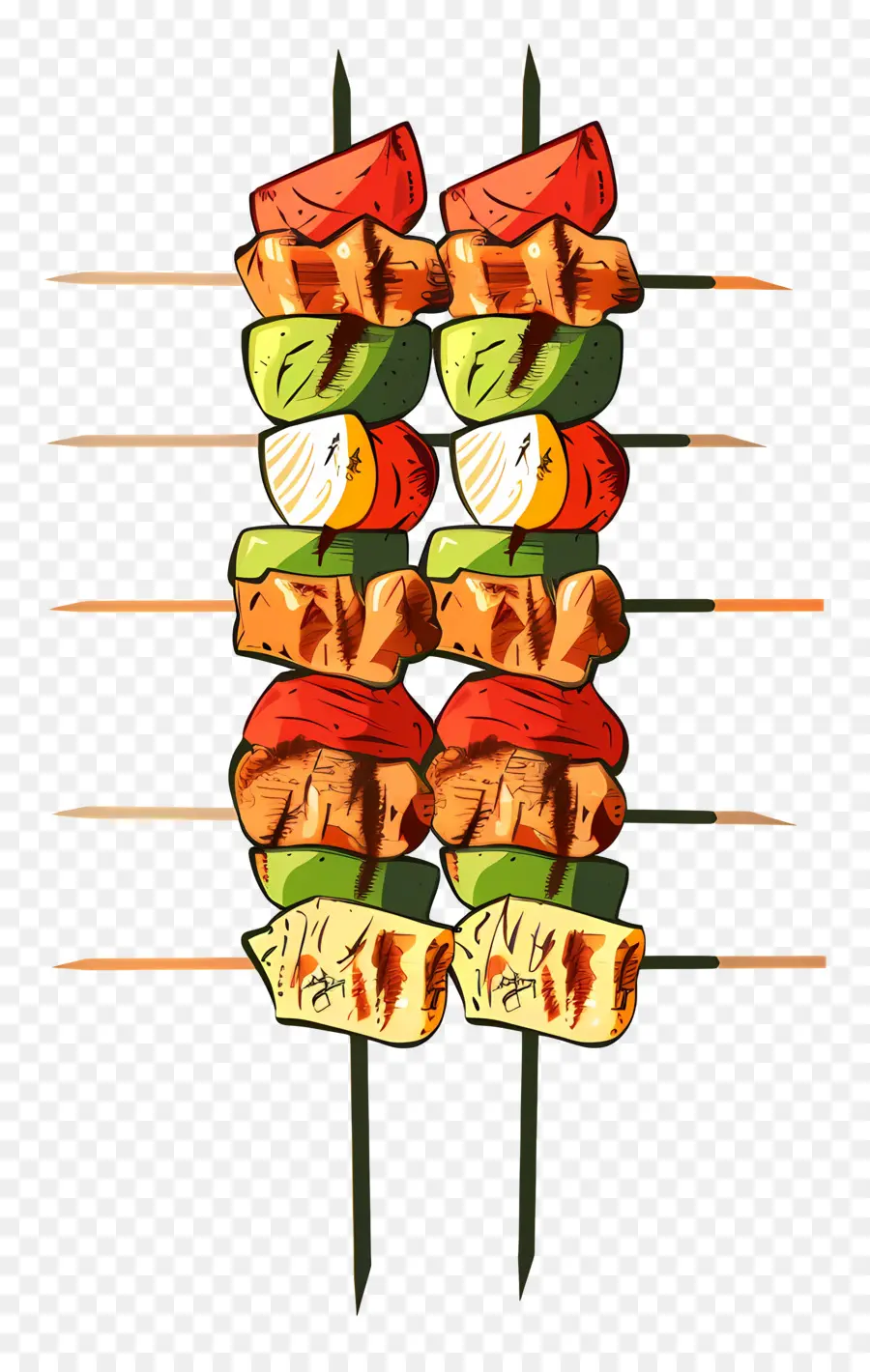 Kebabs，Espetos PNG