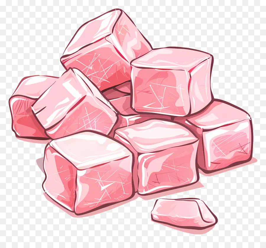 Turkish Delight，Gemas Rosa PNG