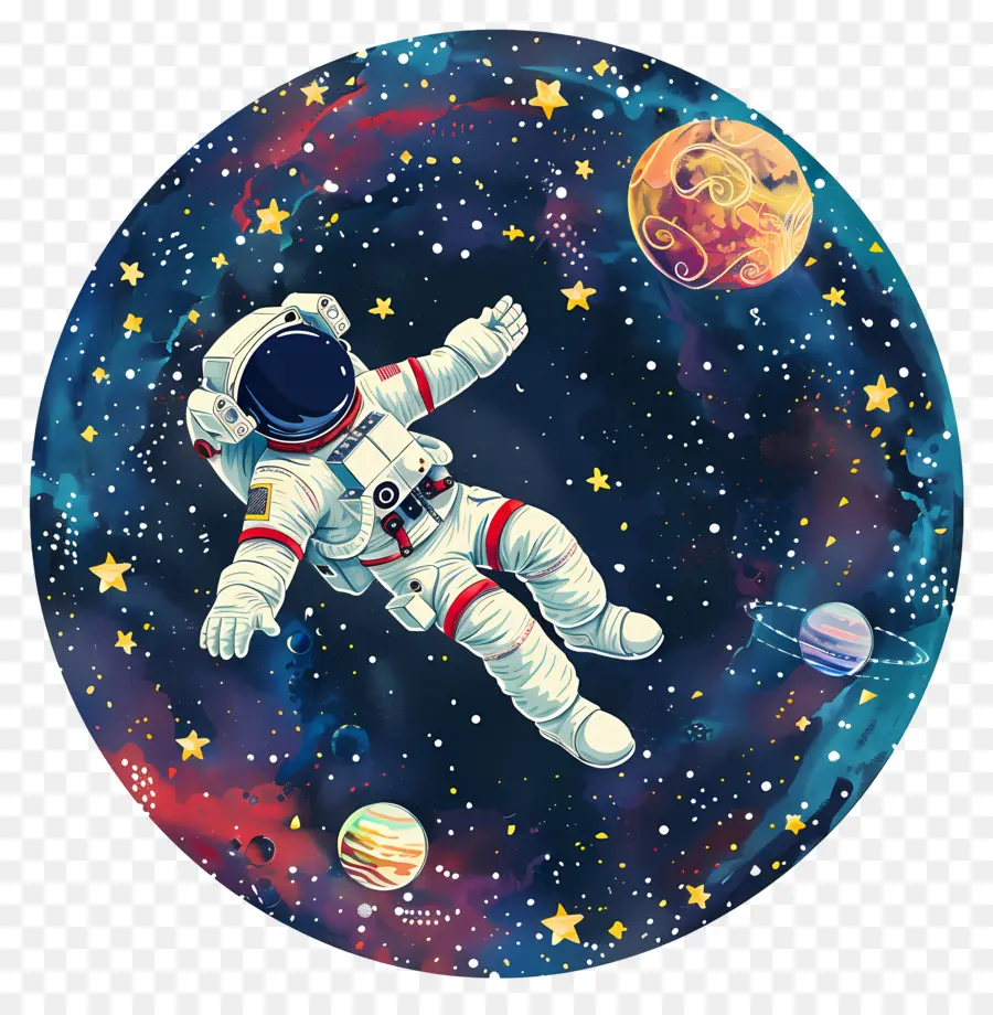 Espaço，Astronauta PNG