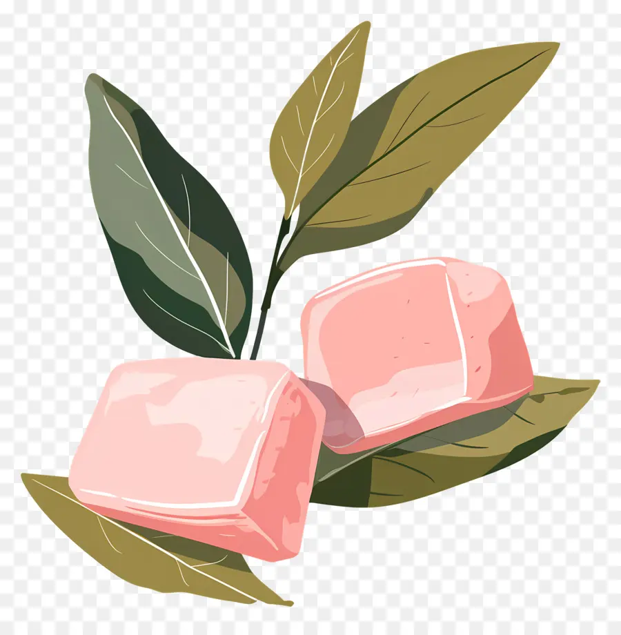 Turkish Delight，Marshmallows Rosa PNG