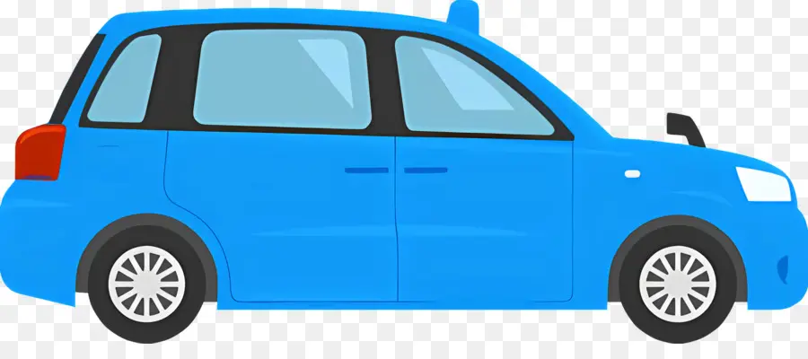 Cartoon Carro，Carro Azul PNG