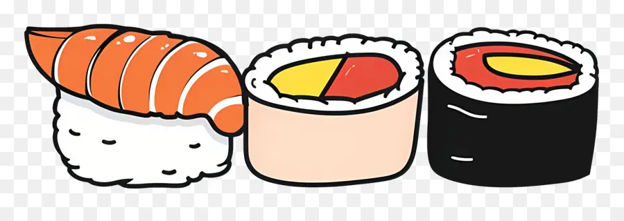 Sushi，Salmão PNG