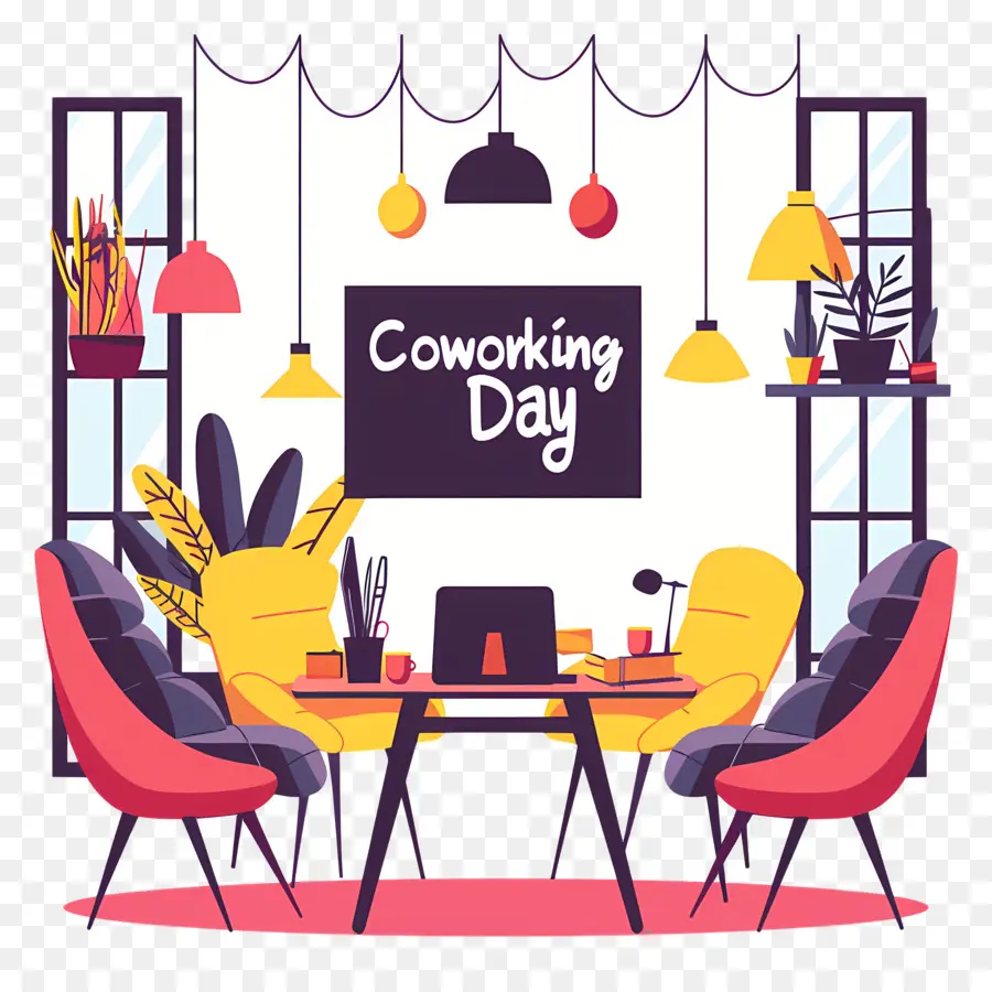 Dia Internacional Do Coworking，Home Office PNG