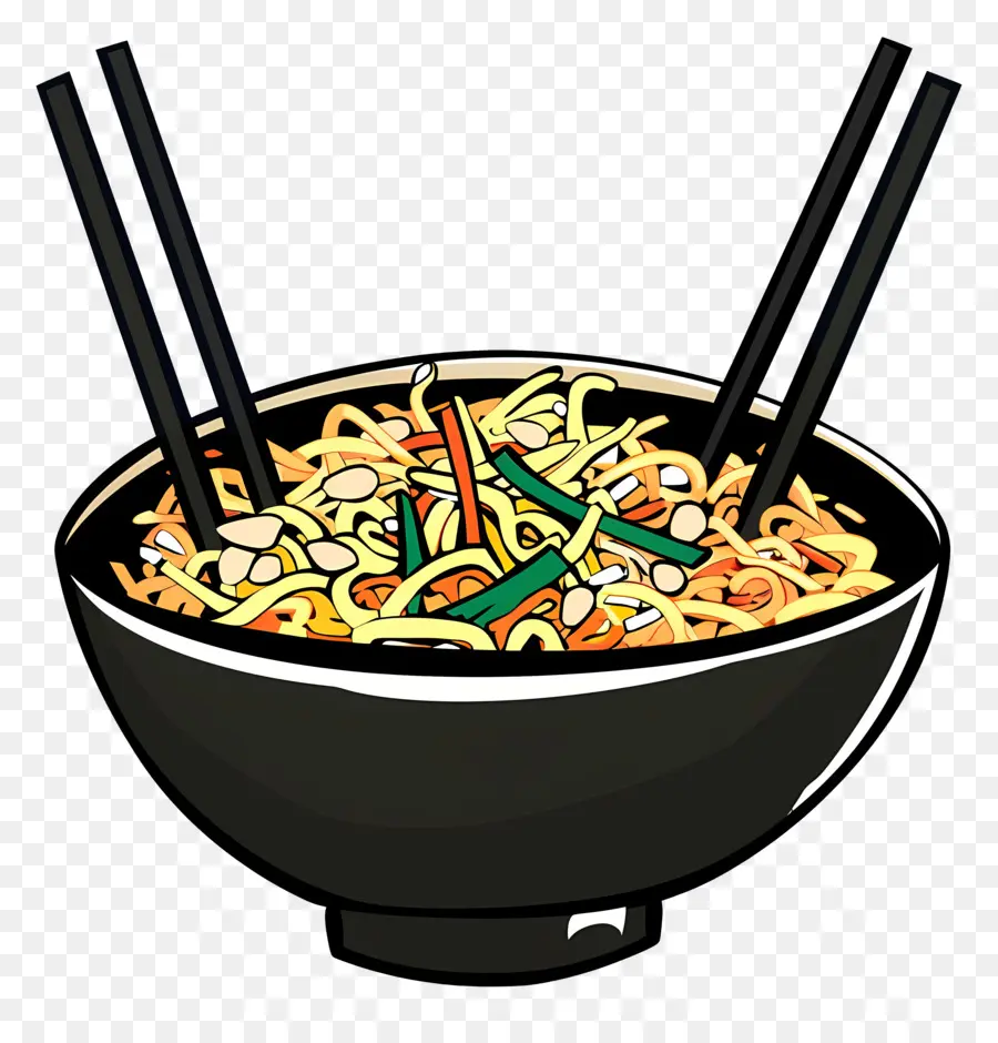 Chow Mein，Macarrões PNG