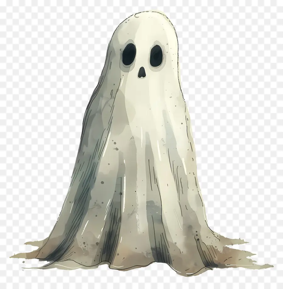 Ghost，Aquarela PNG