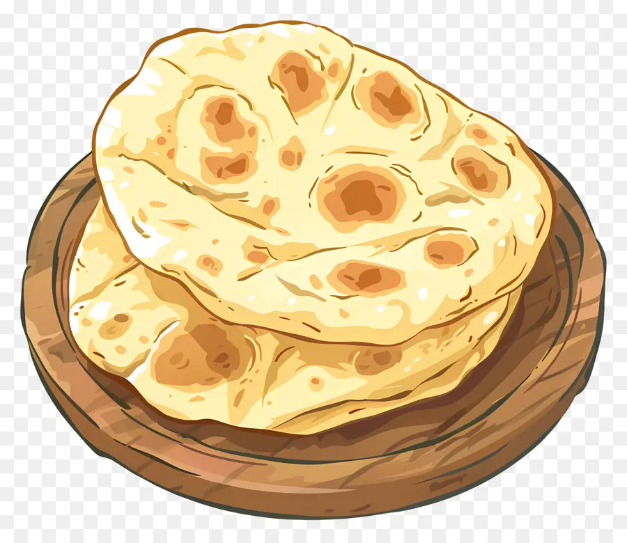 Pão Naan，Lanche PNG