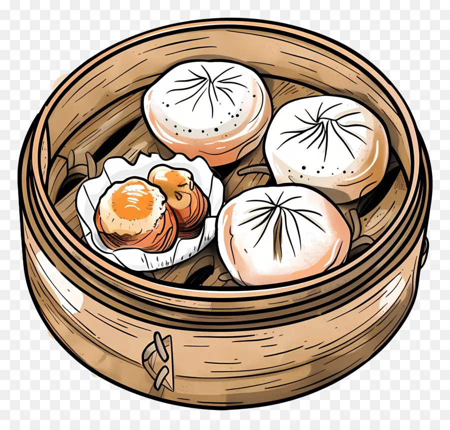 Dim Sum，Pãezinhos PNG