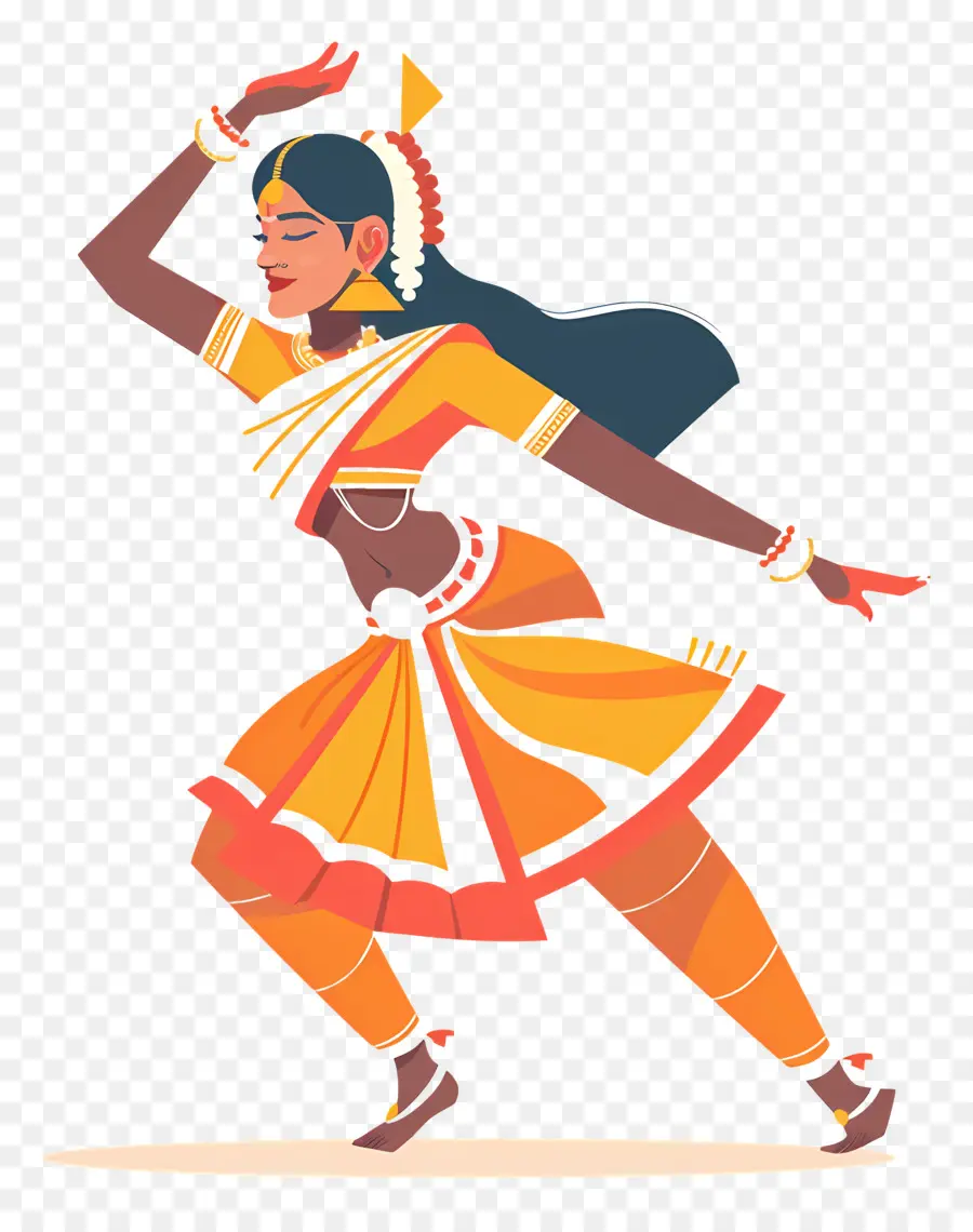 Onam Dance，Dança Indiana Tradicional PNG