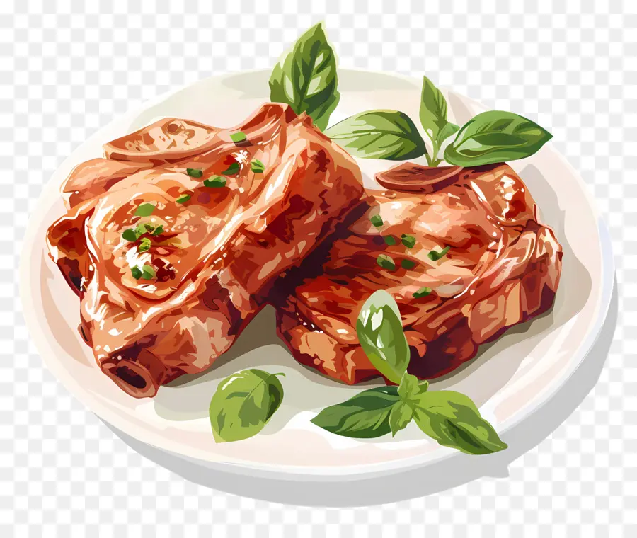 Costeletas De Porco，A Carne De Porco PNG