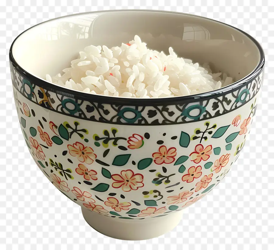 Tigela De Arroz，Arroz Branco PNG