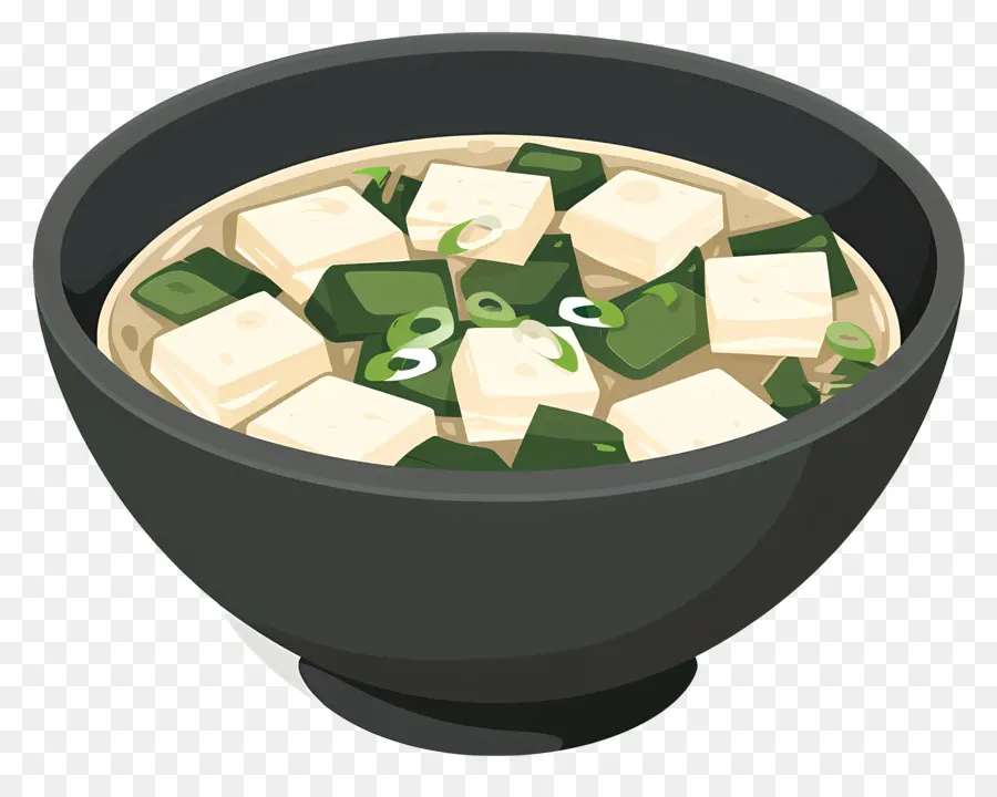 Sopa De Missô，Tofu Cozido No Vapor PNG