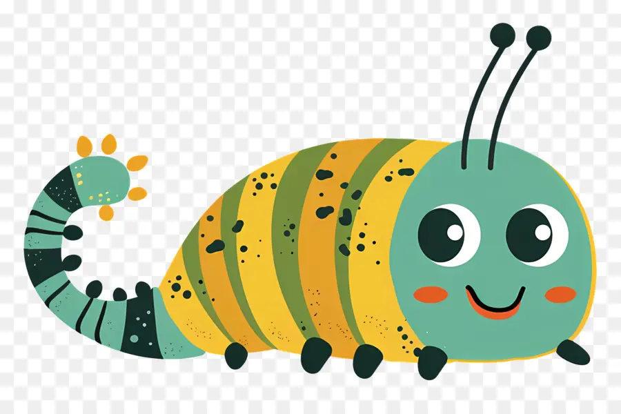 Caterpillar，Cartoon Worm PNG