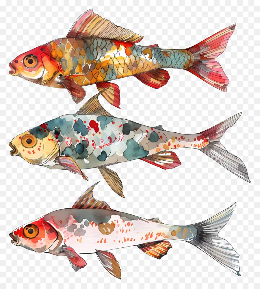 Peixe，Peixe Carpa PNG